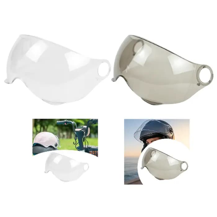 Visière de casque en matériau PET de qualité supérieure