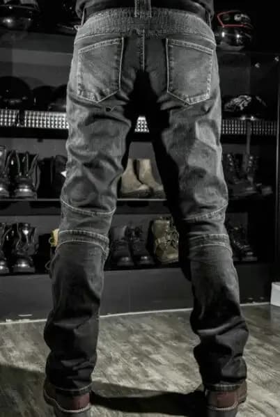 Komine-Jeans de moto pour hommes, jeans de moto pour hommes, équipement de protection, protège-genou