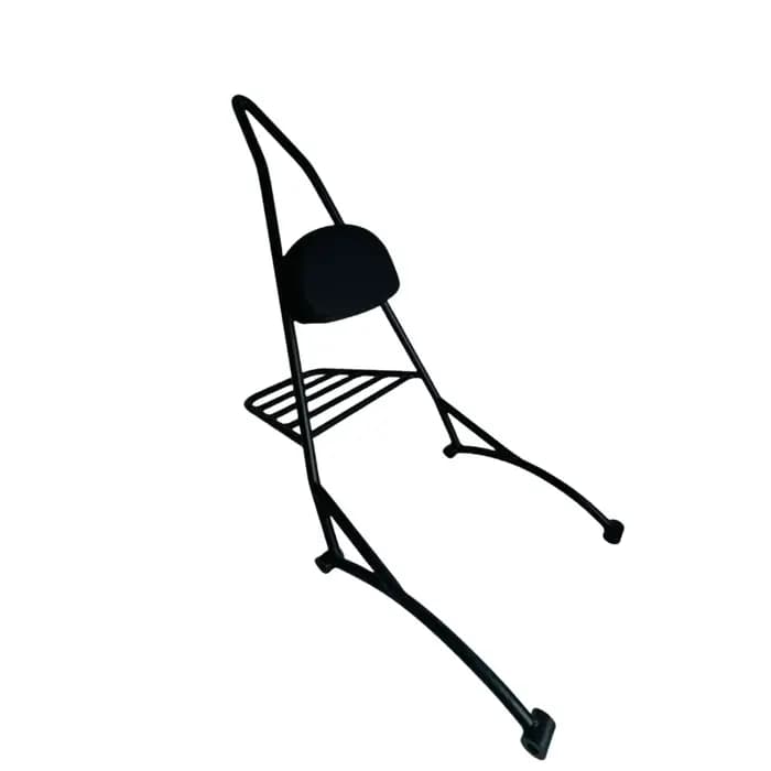 Barre Sissy de 70cm avec étagères arrière détachables