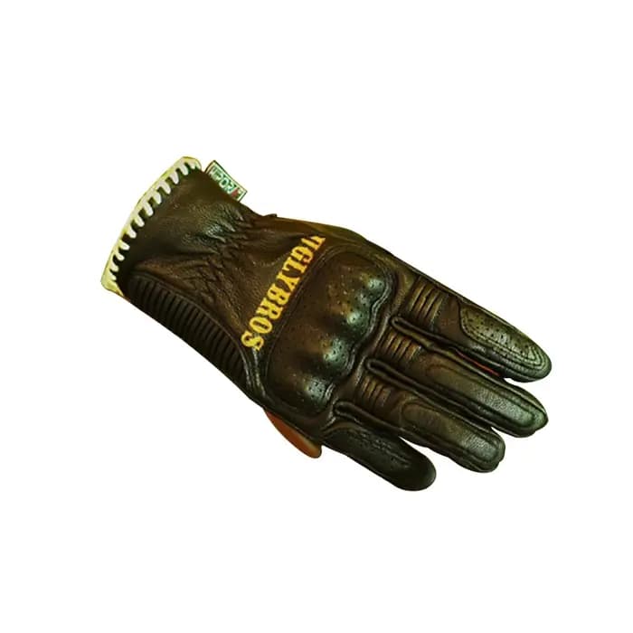 UGLYBROS gants de Moto en cuir d'hiver