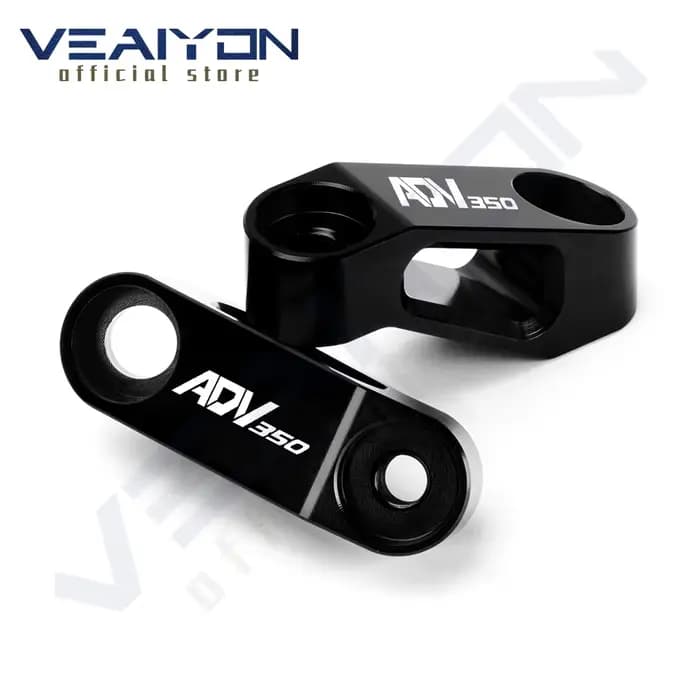 Adaptateur d'extension de rétroviseurs en aluminium CNC
