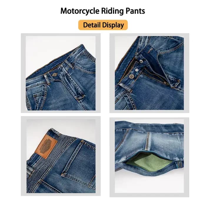 Jeans moto en Kevlar pour homme