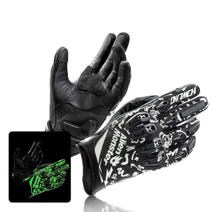 Gants de moto certifiés CE pour hommes