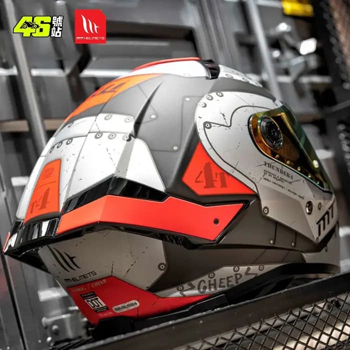 Casque de moto intégral avec visière transparente, homologué DOT et ECE, système de ventilation pour la course sur route et le tourisme