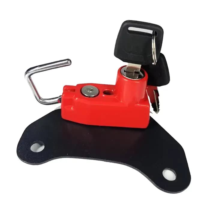 Serrure de casque avec mot de passe pour moto