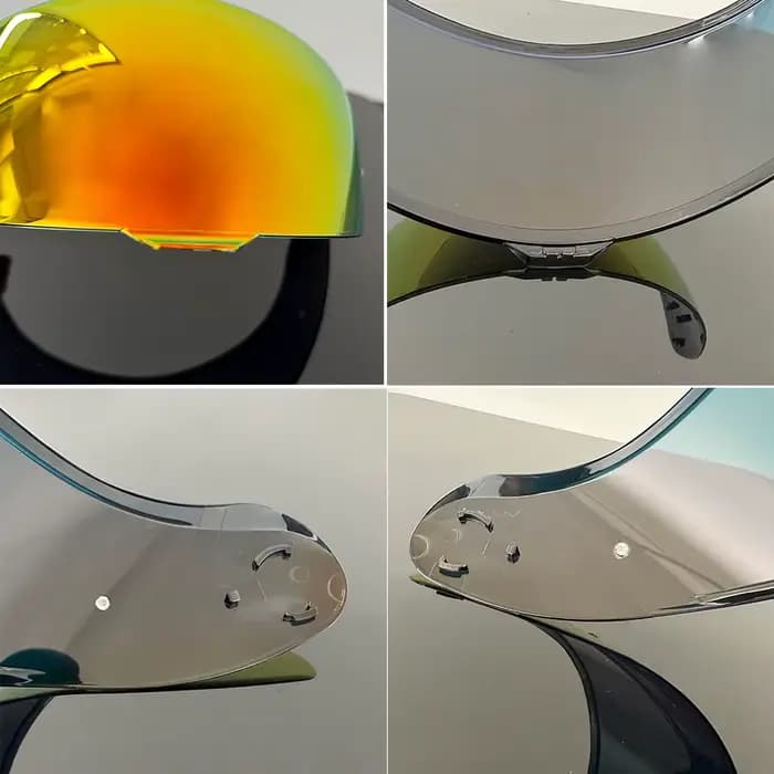 Visière de casque de moto de remplacement