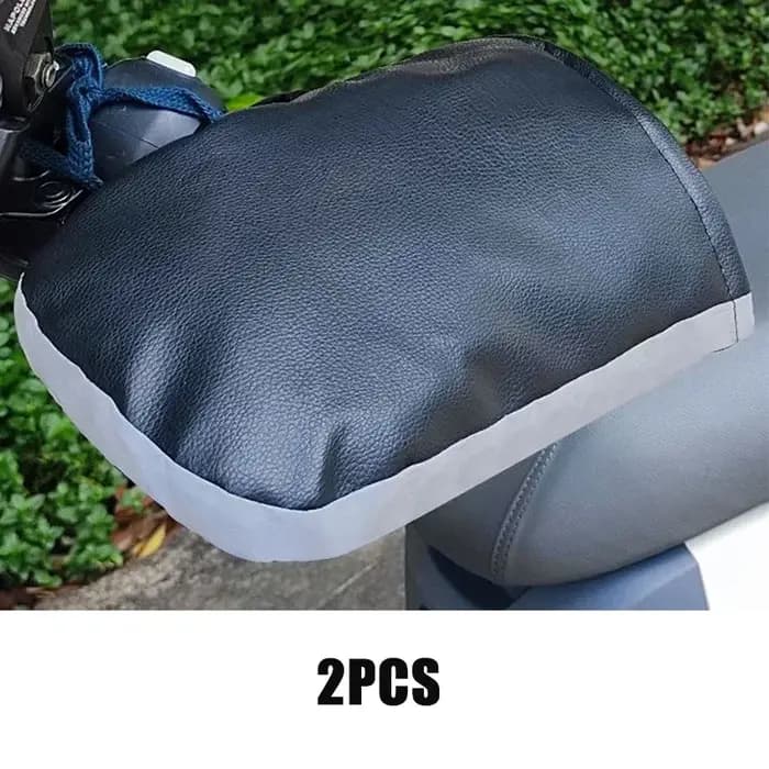 Manchons de guidon de moto en polaire d'hiver