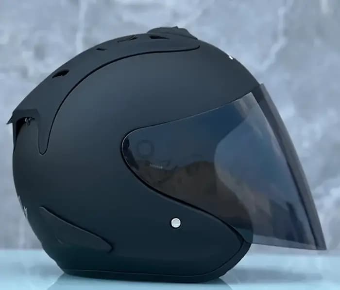 Ram4 noir mat demi-casque hommes et femmes moto tout-terrain casque d'été descente course montagne croix Casco Capacete GHZ