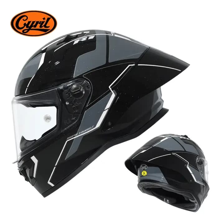 Casque de moto intégral CYRIL R1-PRO