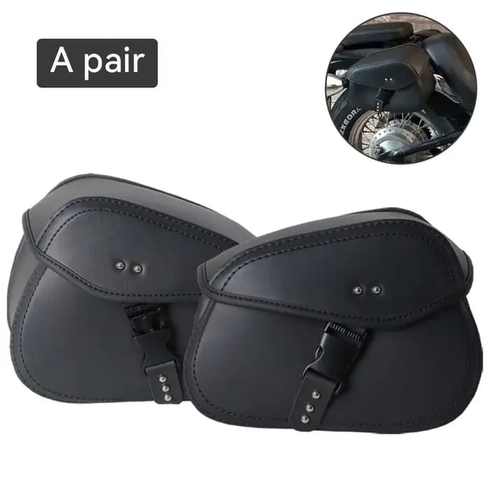 Sacoches de moto, rangement d'outils latéraux