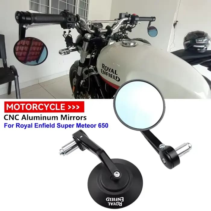 Rétroviseurs universels en aluminium CNC pour moto