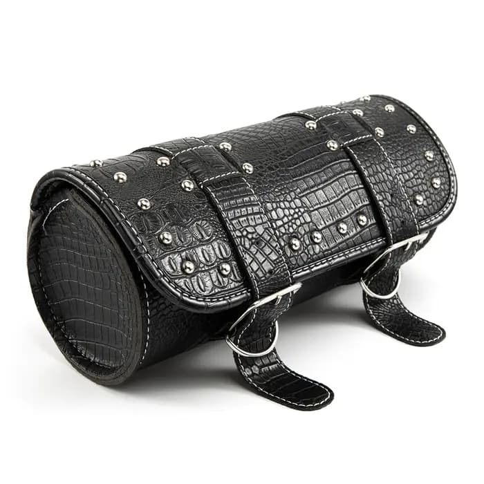 Sacoche de moto en cuir