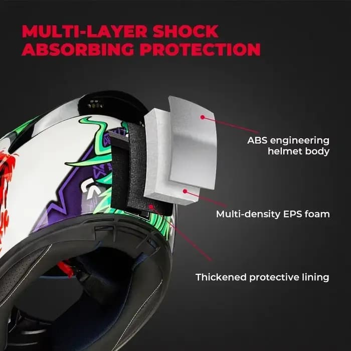 KEMITOUR casque de Moto intégral course