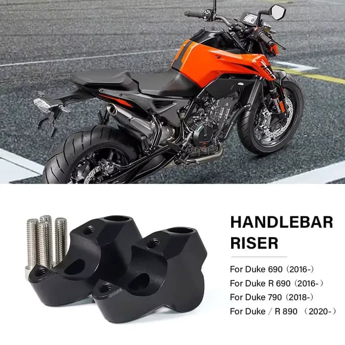 Adaptateur d'extension de guidon de moto