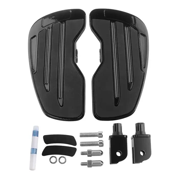 Repose-pieds noirs réglables pour Harley Softail Low Rider ST FXLRST 2022 – 2024