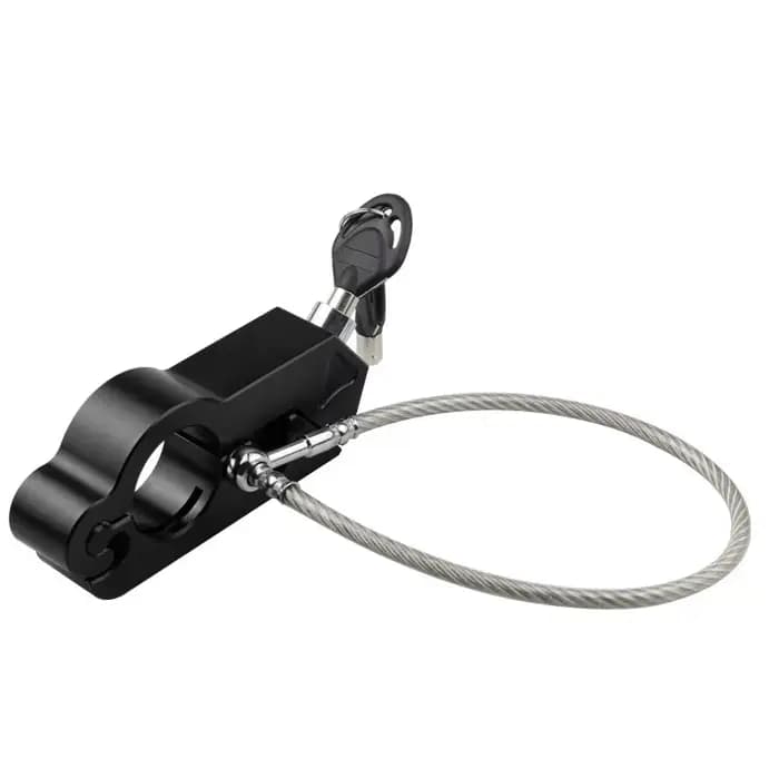 Verrou de sécurité pour Moto, pour casque, guidon, poignée adaptée, sécurité de la rue, Scooter, Atv