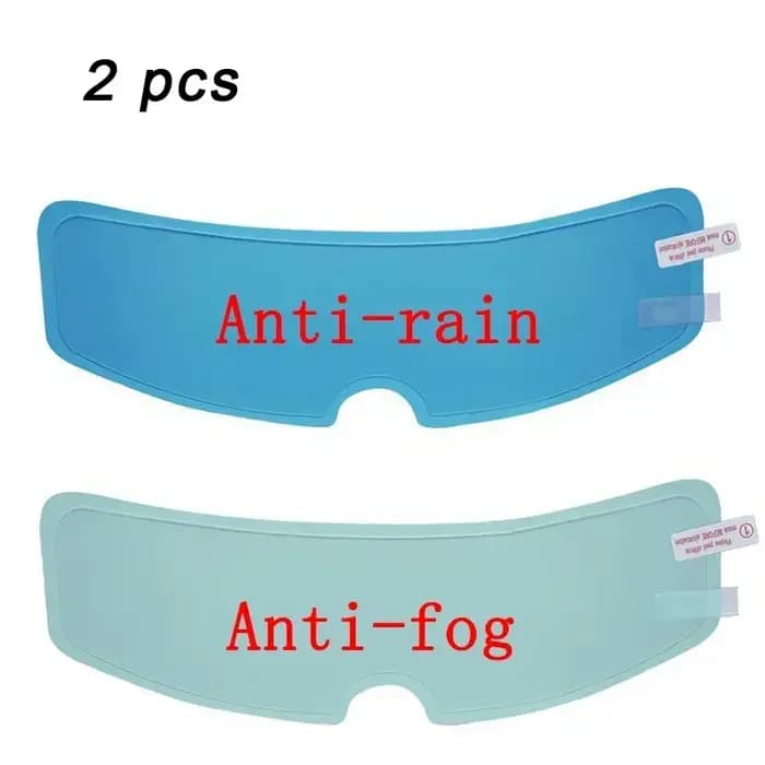 Film anti-pluie et anti-buée pour casque de moto