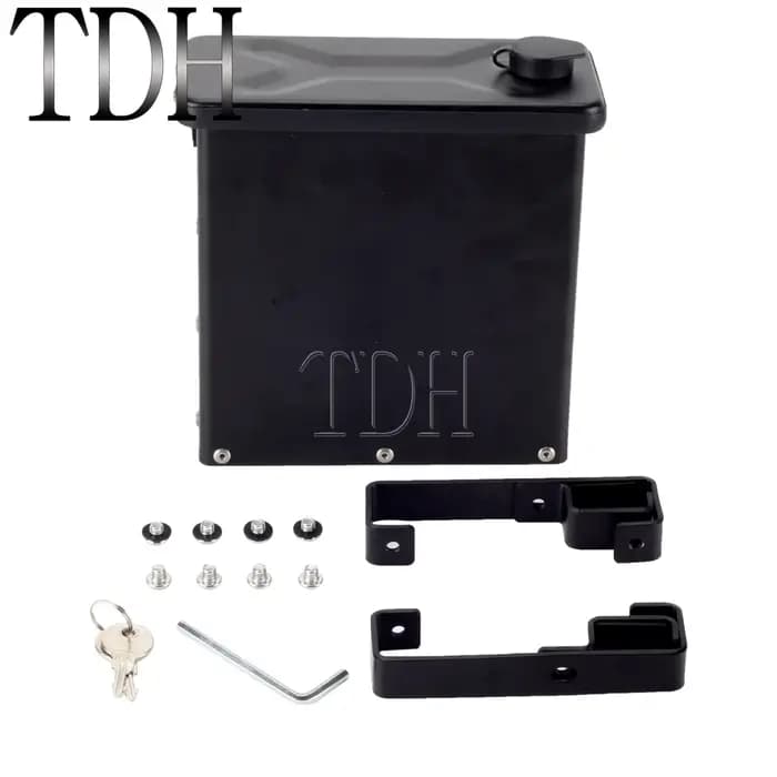 Boîte à outils avec support latéral