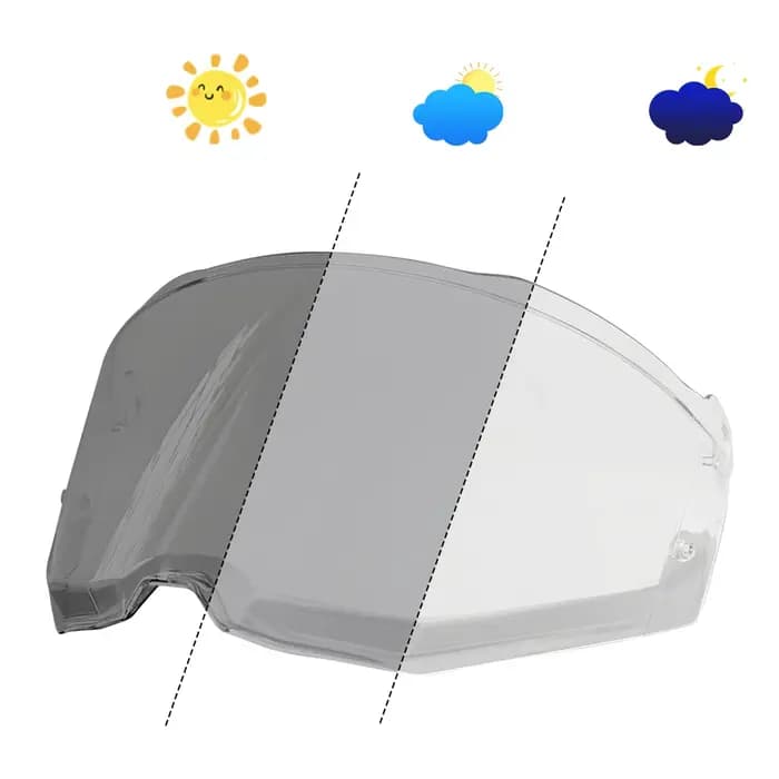 Visière photochromique pour casque de moto LS2 MX702 PIONEER II