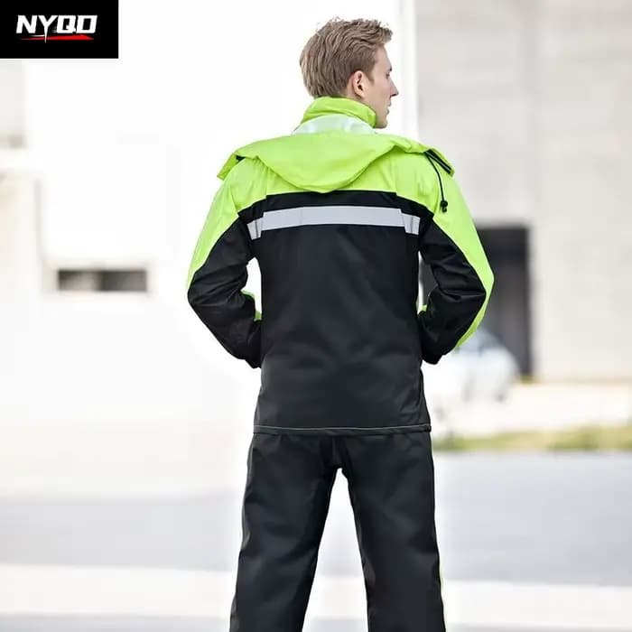 Ensemble imperméable 2 pièces pour adulte (veste et pantalon) pour moto