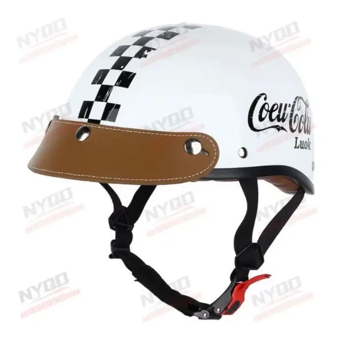 Casque de moto rétro pour homme et femme