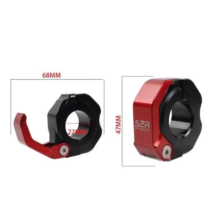 Porte-casque de moto 22MM