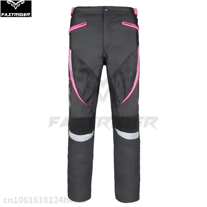 Pantalon de moto pour femme, coupe cintrée, respirant, réfléchissant, résistant aux chutes, avec gen