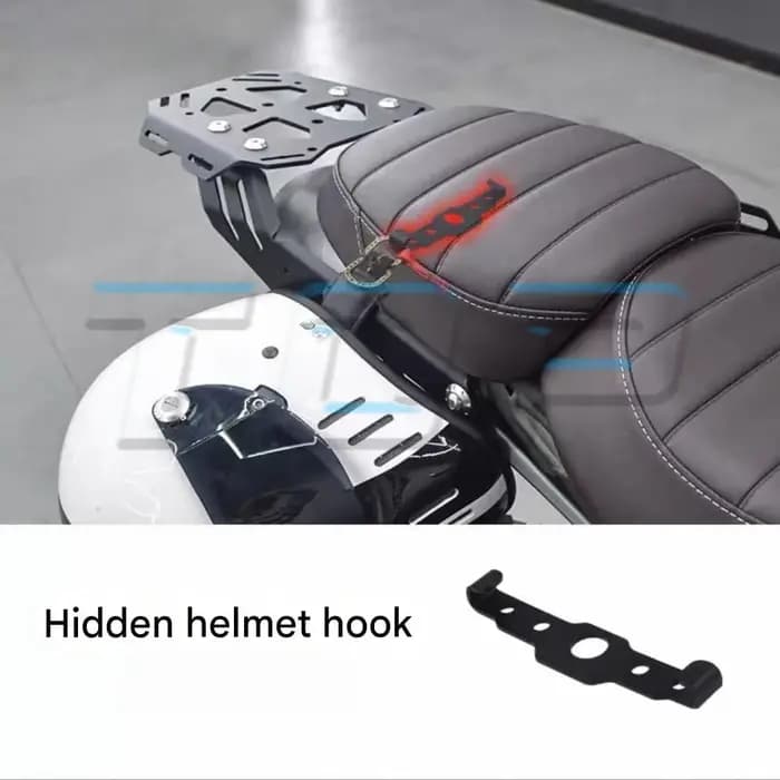 Serrure de casque dissimulée