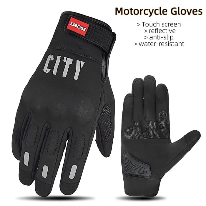 Gants de moto d'équitation de ville pour hommes et femmes