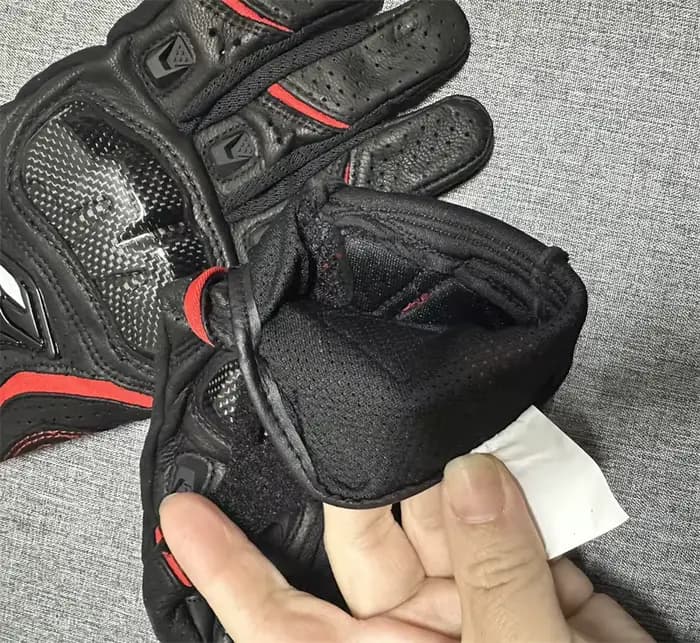 Gants de Moto en cuir véritable pour hommes