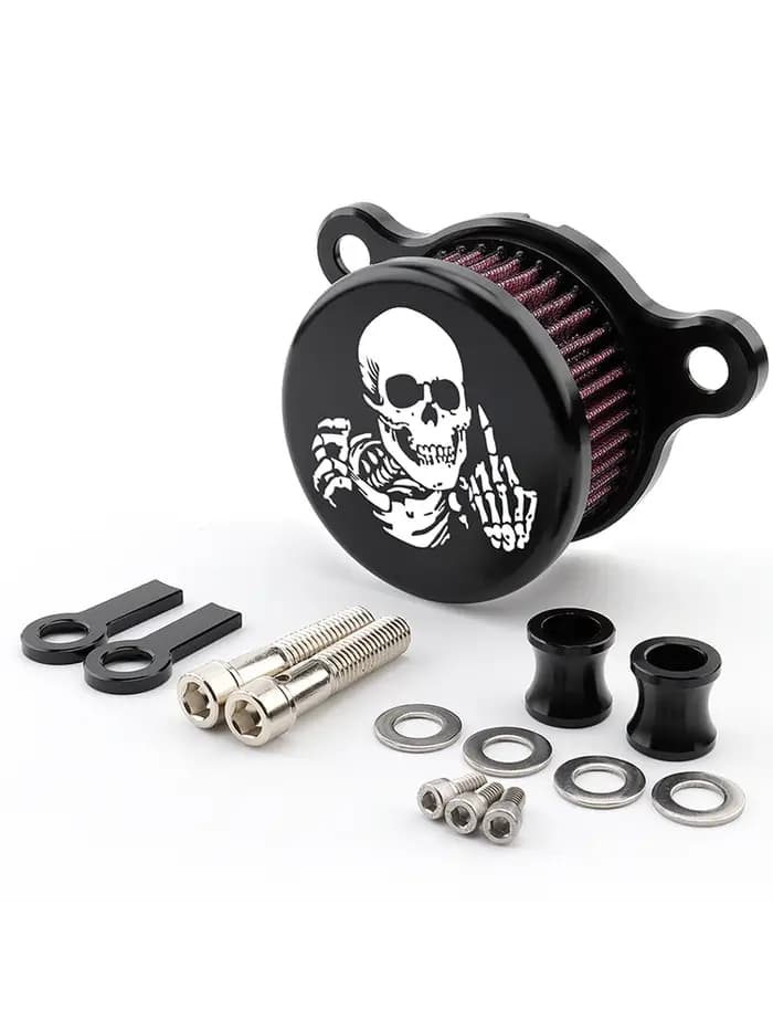 Système d'admission de filtre à Air de crâne de moto pour Harley Sportster XL883 XL1200 Iron 883 quarante-Eghit soixante