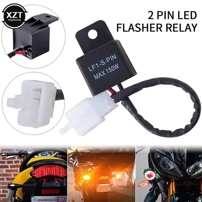 Clignotant LED électronique pour Honda Kawasaki Suzuki Yamaha, moto, moteur, clignotant, ampoule, hy