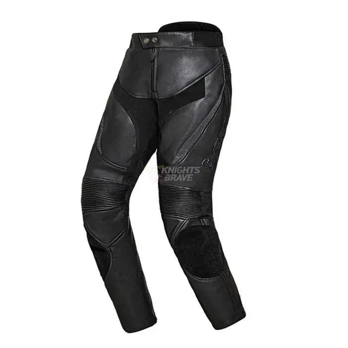 Pantalon de moto en cuir PU pour homme