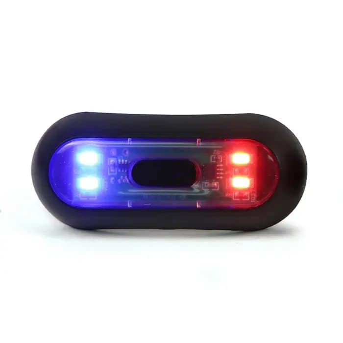 Feu stop étanche pour casque de moto