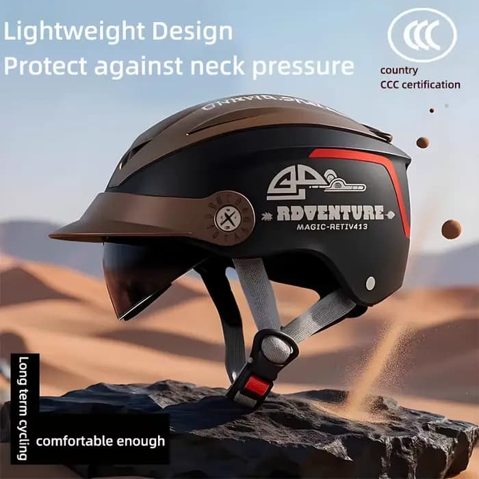 Casque de moto MOWK respirant pour l'été