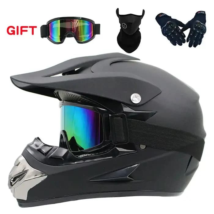 Nouveau casque de moto rabattable enfants motocross hors route