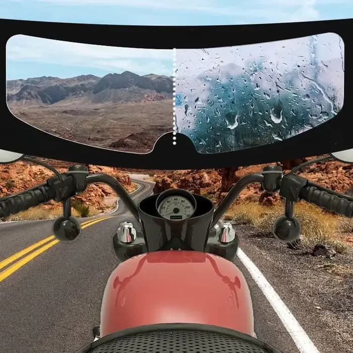 Film de Patch Anti-buée pour casque de Moto