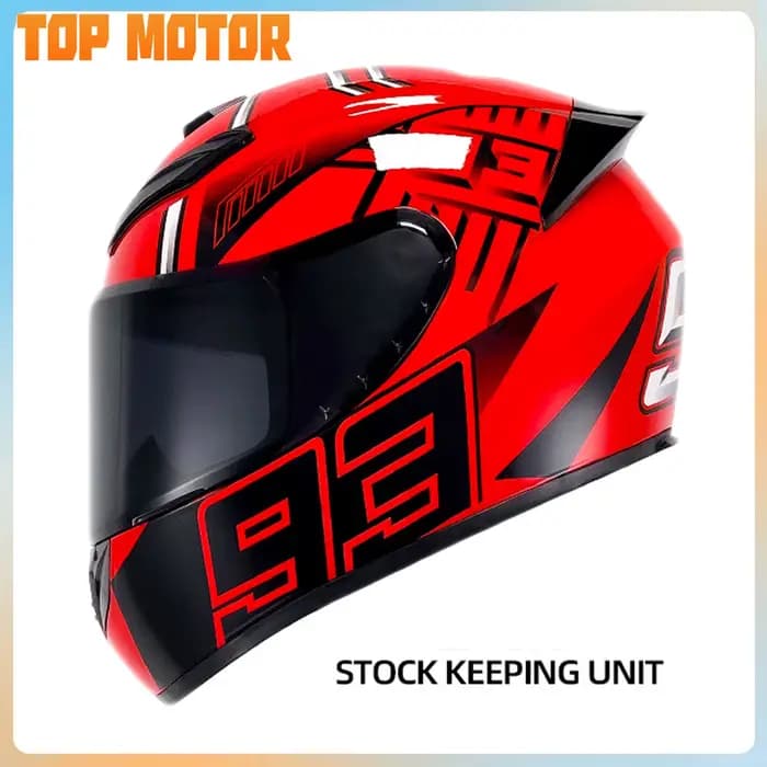 Casque de moto intégral unisexe