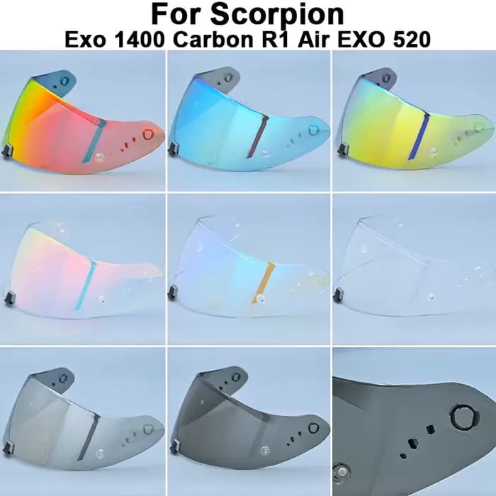 Visière de casque pour Scorpion EXO 1400 Carbon R1 EXO 520