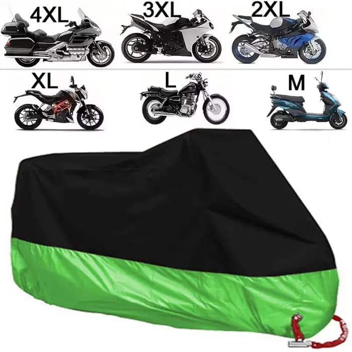 Housse de Moto toutes saisons, argent, noir, réfléchissant, imperméable, anti-poussière, Protection