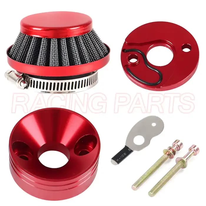 Kit de tube d'admission de modification de filtre à air, ajustement rouge, 2 temps, 47cc, 49cc, Mini