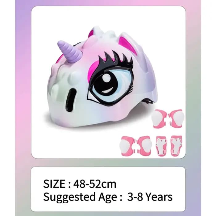 Casque pour petites filles de 2 à 5 ans