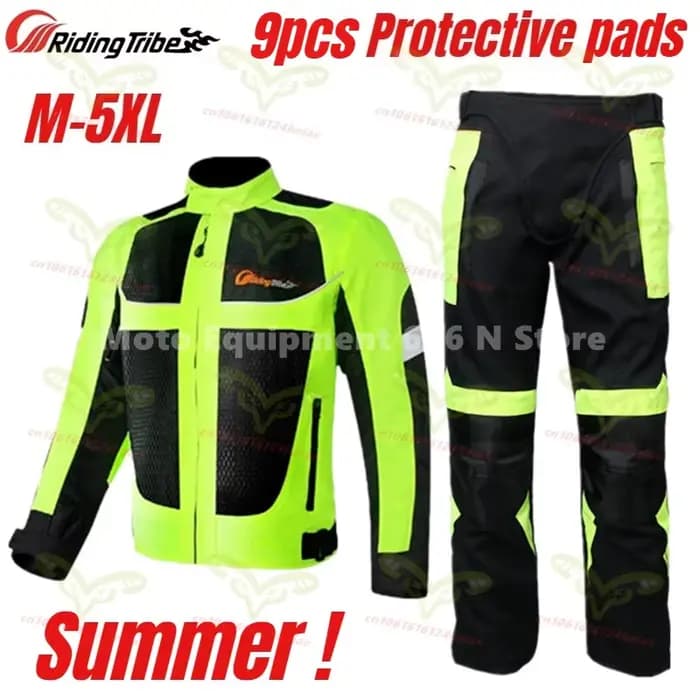 Veste de moto respirante d'été pour hommes et femmes