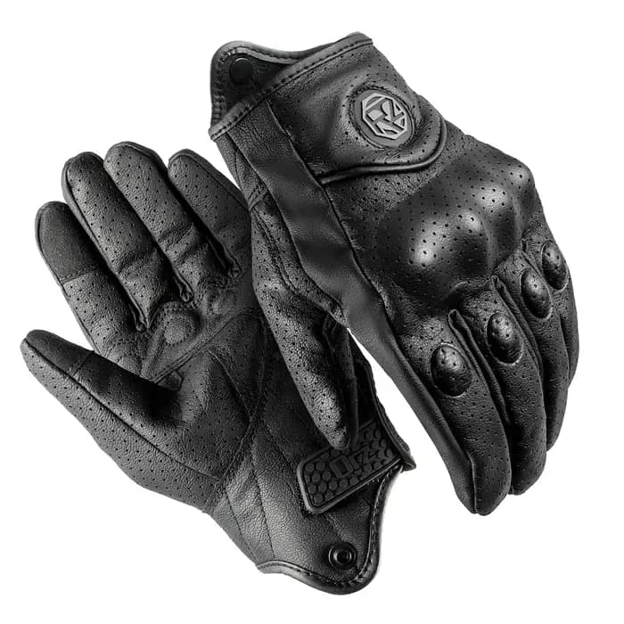 ORZ gants de moto, peau de chèvre