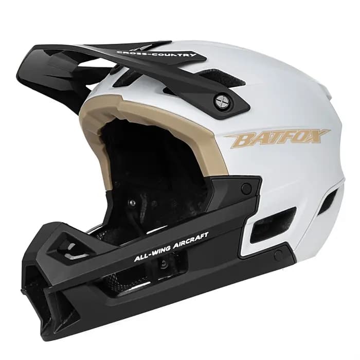 BATFOX casque de vélo vtt intégral avec lunettes adulte jeunesse DH une pièce Moto équitation Protection de la tête VTT chapeau de sécurité