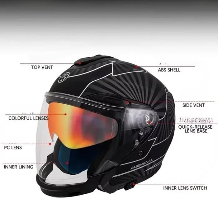 Casques de moto Alien Snail