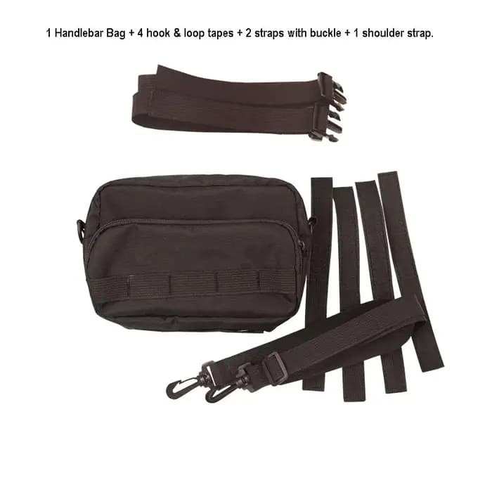 Sac de guidon de moto, sac à outils de moto, sac de fourche de moto, sac d'accessoires de rangement avant, sac à bandoulière, sac de taille