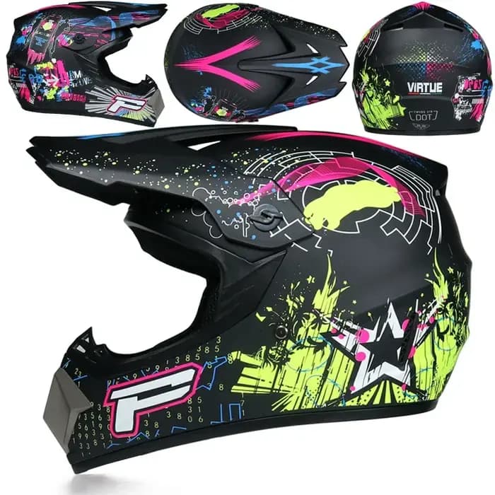 Casque de moto tout-terrain pour enfants