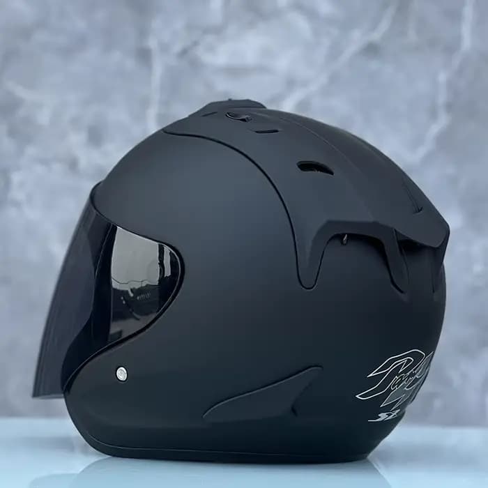 Ram4 noir mat demi-Casque saison d'été course Casque ouvert hommes et femmes
