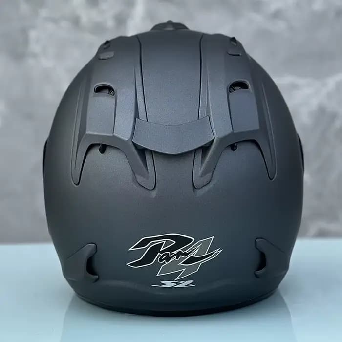Demi-Casque Gris à Visage Ouvert pour Moto